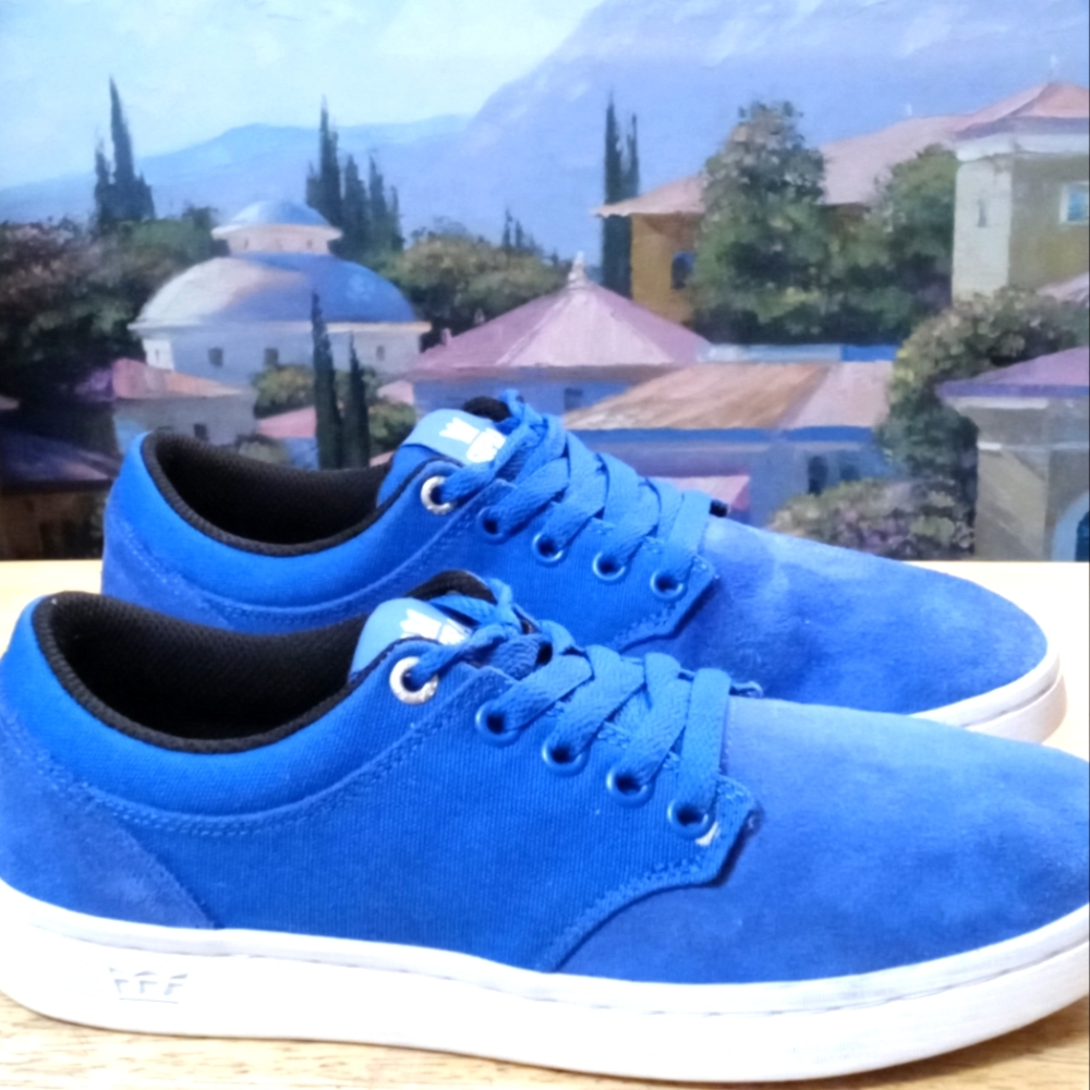 Men's Supra Navy Skate Shoe Size 7 Built With Skate Performance in Mind.🇺🇸🛴